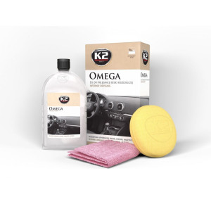 Гель для догляду за панеллю приладів K2 OMEGA 500ml (аплікатор + мікрофібра)