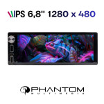 Автомобільна магнітола 1 DIN PHANTOM MPA-6900 6.8 IPS 4 64GB купити ціна
