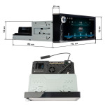 Автомобільна магнітола 1 DIN PHANTOM MPA-6900 6.8 IPS 4 64GB купити ціна