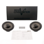 Коаксіальна акустика 16.5 см Kicx Sound Civilization MS 622 купити ціна