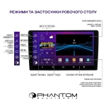 PHANTOM DVA-2K9 ProMax 4G 360° 8+128 Mitsubishi Pajero Sport 3 2020-2021