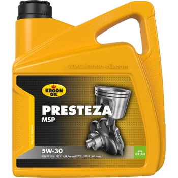 Олива моторна Kroon Oil Presteza MSP 5W-30 4л синтетика