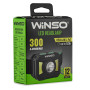 Ліхтар налобний Winso 300Lm, 3W+COB, 850mAh, білий/червоний