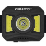 Фонарь налобный Winso 300Lm, 3W+COB, 850mAh, белый/красный