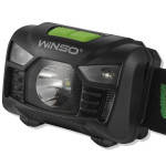 Фонарь налобный Winso 100Lm, 3W LED, 3xAAA, с сенсором белый/красный
