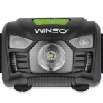 Фонарь налобный Winso 100Lm, 3W LED, 3xAAA, с сенсором белый/красный