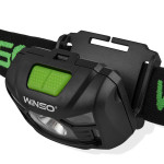Фонарь налобный Winso 100Lm, 3W LED, 3xAAA, с сенсором белый/красный