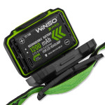 Ліхтар налобний Winso Pro 250Lm, 5W XPG, 3xAAA/1200mAh в комплекті, з сенсором білий/червоний