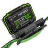 Фонарь налобный Winso Pro 500Lm, 2x5W CREE XTG, 1200mAh/3xAAA, с сенсором белый/красный