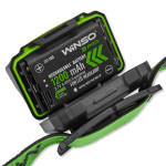 Ліхтар налобний Winso Pro 500Lm, 2x5W CREE XTG, 1200mAh/3xAAA, з сенсором білий/червоний