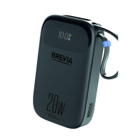 Повербанк (Power Bank) Brevia ePower 10000mAh PD20W CompactMini LCD