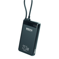 Повербанк (Power Bank) Brevia ePower 10000mAh 22,5W SuperSlim LCD