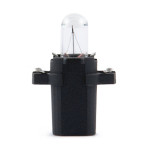 Лампа накаливания Brevia BAX 12V 1.2W B8.3d Black CP, 10шт