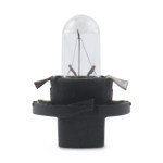 Лампа накаливания Brevia BAX 12V 1.2W BX8.4d Black CP, 10шт