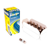 Лампа розжарювання Narva 12V 10W SV8,5 11X28, 10шт