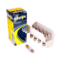 Лампа розжарювання Narva 12V 10W SV8,5 11X35, 10шт