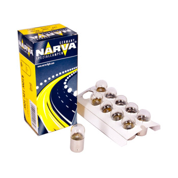 Лампа розжарювання Narva R10W 12V 10W BA15s, 10шт