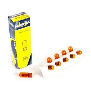 Лампа розжарювання Narva WY5W 12V 5W W2,1X9,5d AMBER, 10шт