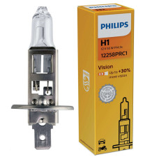 Галогенова лампа Philips H1 12V 55W P14,5s Premium (30% more light)