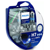 Галогеновая лампа Philips H7 RacingVision GT200 12V 55W PX26d 12972RGTS2