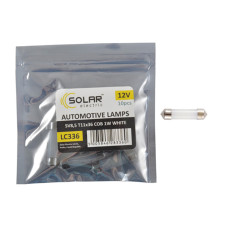 Автолампа Solar LED 12V SV8.5 T11x36 1COB 1W white 10шт Автолампа Solar LED 12V SV8.5 T11x36 1COB 1W white 10шт