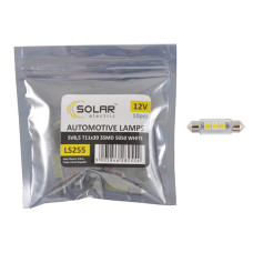 Автолампа Solar LED 12V SV8.5 T11x39 3smd 5050 white 10шт Автолампа Solar LED 12V SV8.5 T11x39 3smd 5050 white 10шт