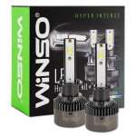 Автолампи Winso LED H1 12/24V 50Вт 5000Лм 6500K CSP3570 2шт