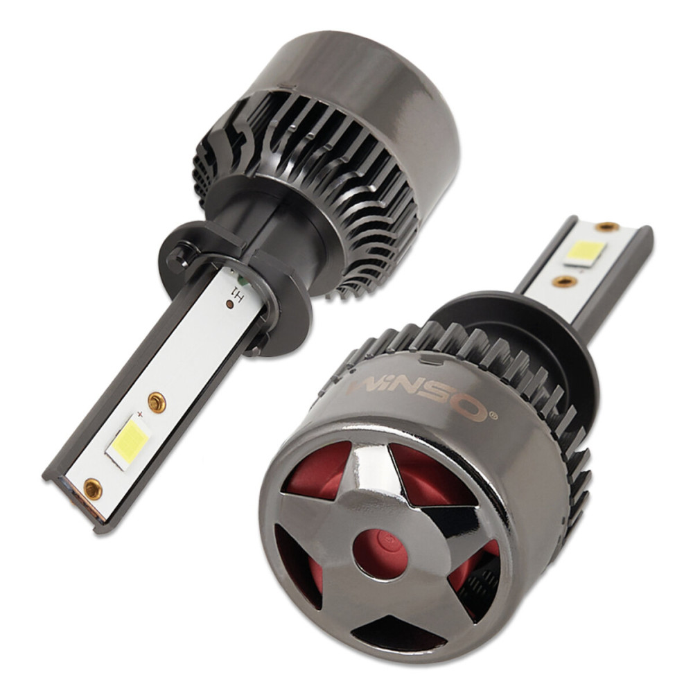 Автолампы Winso LED H1 12/24V 50Вт 5000Лм 6500K CSP3570 2шт