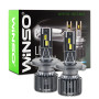 Автолампа Winso LED H4 12/24V 130Вт 11000Лм 6500K CSP3570 2шт