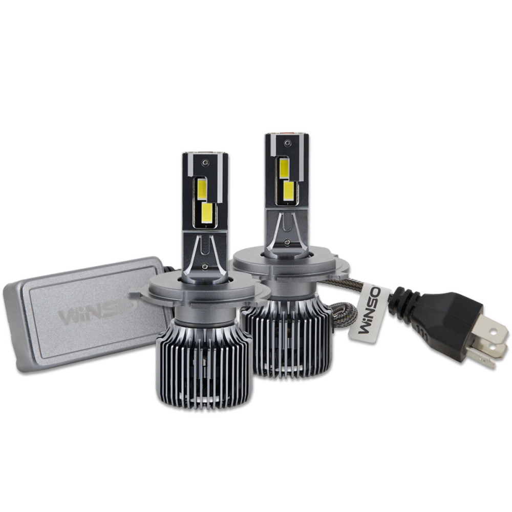 Автолампа Winso LED H4 12/24V 130Вт 11000Лм 6500K CSP3570 2шт