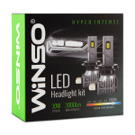 Автолампы Winso LED H4 12/24V 30Вт 3000Лм 6500K CSP3570 2шт