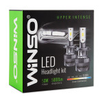 Автолампа Winso LED H4 12/24V 50Вт 5000Лм 6500K CSP3570 2шт