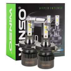 Автолампа Winso LED H4 12/24V 50Вт 5000Лм 6500K CSP3570 2шт