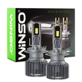Автолампа Winso LED H7 12/24V 130Вт 11000Лм 6500K CSP3570 2шт Автолампа Winso LED H7 12/24V 130Вт 11000Лм 6500K CSP3570 2шт