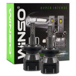 Автолампи Winso LED H7 12/24V 30Вт 3000Лм 6500K CSP3570 2шт