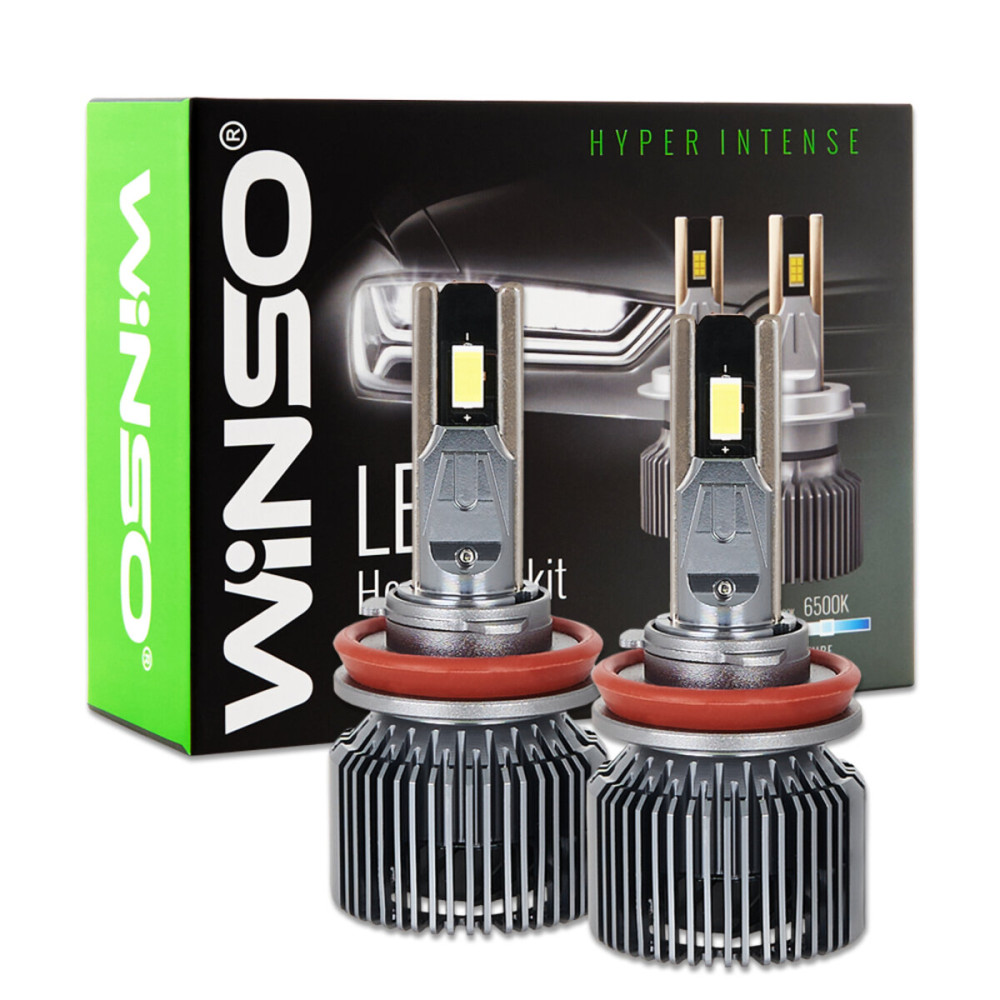 Автолампи Winso LED H8/H11/H16 12/24V 130Вт 11000Лм 6500K CSP3570 2шт