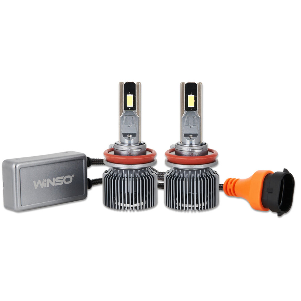 Автолампи Winso LED H8/H11/H16 12/24V 130Вт 11000Лм 6500K CSP3570 2шт
