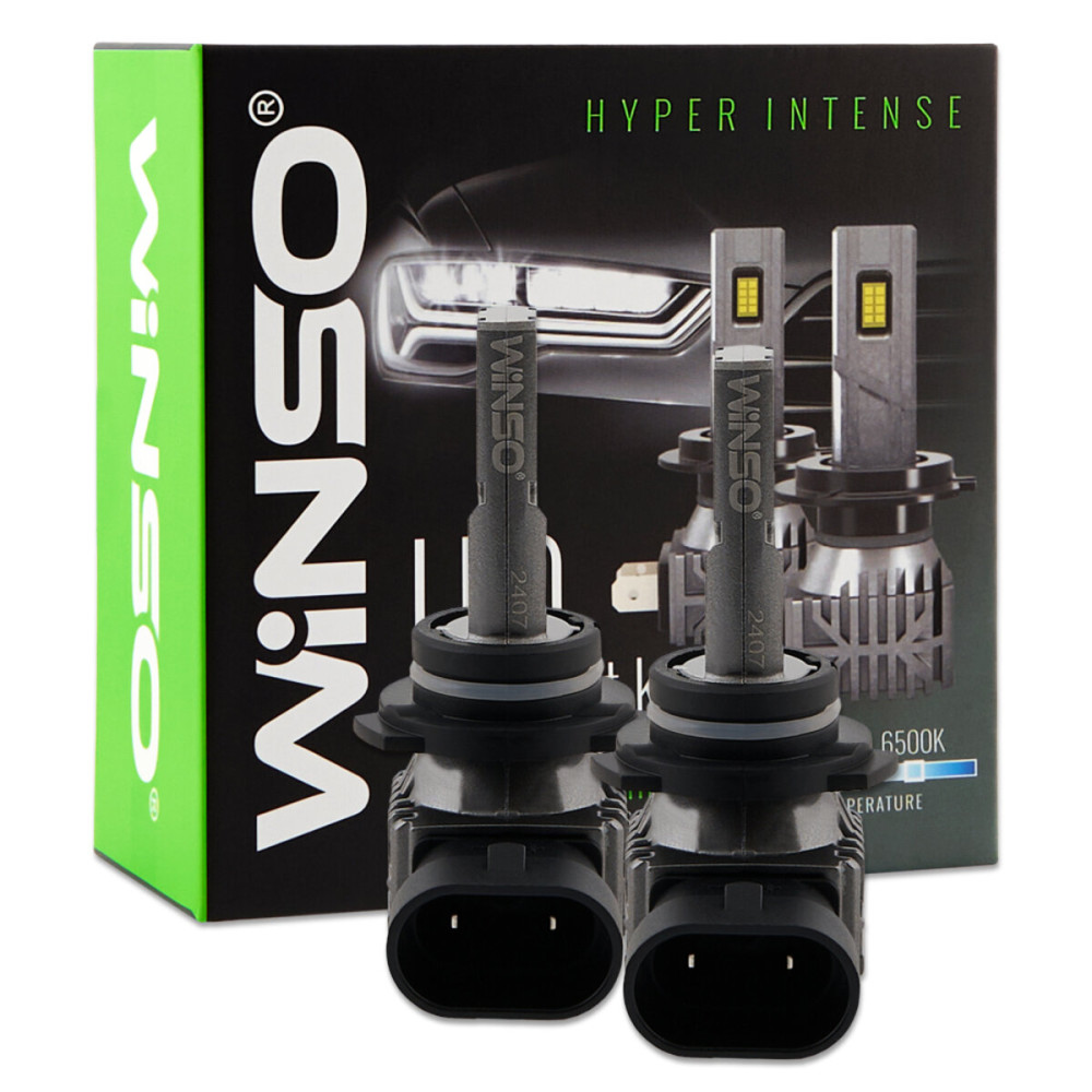 Автолампа Winso LED HВ4(9006) 12/24V 30Вт 3000Лм 6500K CSP3570 2шт