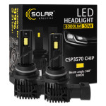 Автолампа Solar LED HB4(9006) 12/24V 30W 3000Lm 6500K CSP3570 2шт