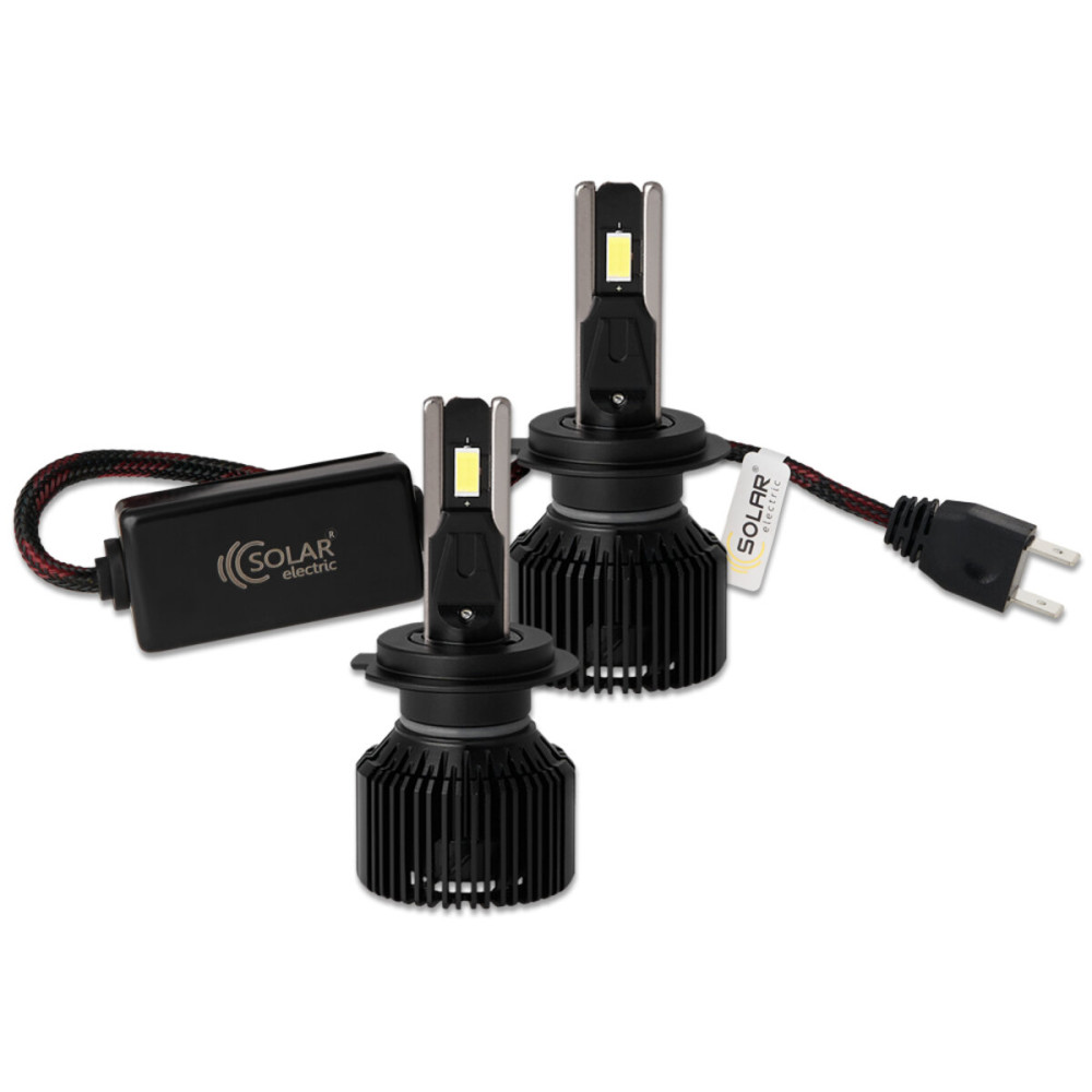 Автолампа Solar LED H7 12/24V 130W 11000Lm 6500K CSP3570 2шт