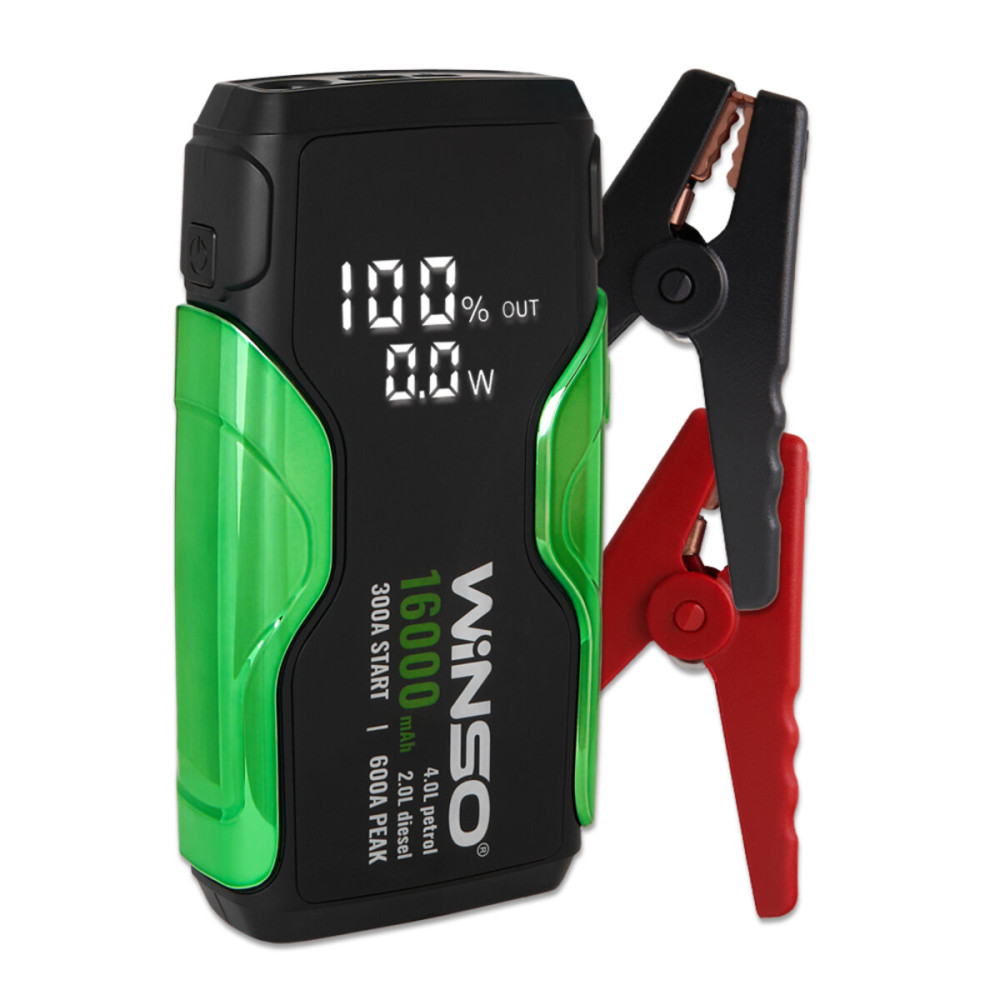 Пусковий пристрій Winso Jump Starter 300/600A 16000mAh