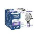Фара светодиодная Brevia Epistar Flood 10-30V, 12W (4x3W), 880Lm, 1шт