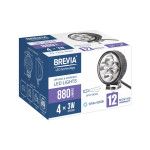 Фара светодиодная Brevia Epistar Spot 10-30V, 12W (4x3W), 880Lm, 1шт