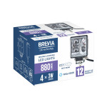 Фара светодиодная Brevia Epistar 4D Spot 10-30V, 12W (4x3W), 880Lm, 1шт