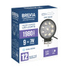 Фара светодиодная Brevia Epistar Spot 10-30V, 27W (9x3W), 1980Lm, 1шт