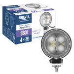 Фара светодиодная Brevia Epistar 4D Spot 10-30V, 12W (4x3W), 880Lm, 1шт