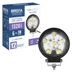 Фара светодиодная Brevia Epistar Spot 10-30V, 18W (6x3W), 1320Lm, 1шт