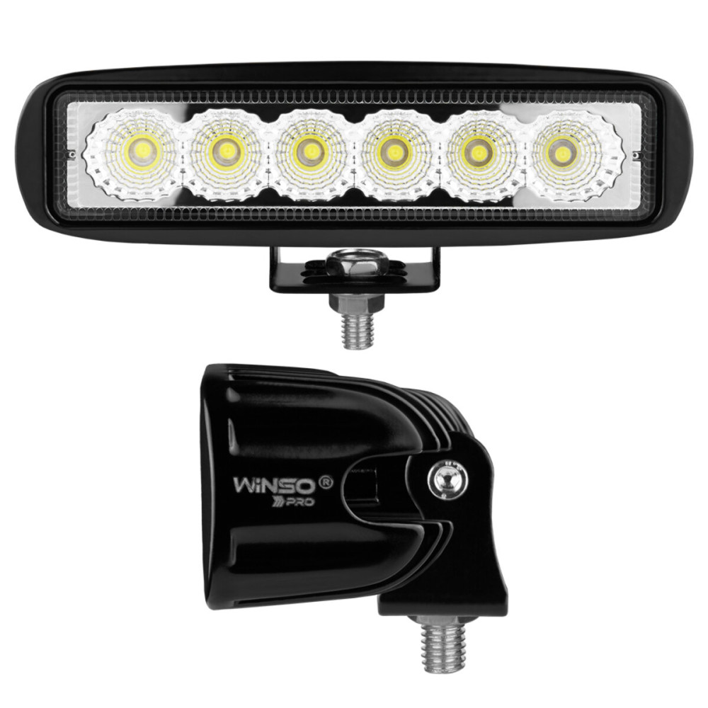 Фара светодиодная Winso Pro Epistar рассеянный 10-30V, 18W (6x3W), 1шт