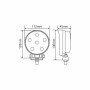 Фара світлодіодна Winso Pro Epistar розсіяний 10-30V, 18W (6x3W), 1шт