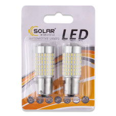 Автолампа Solar LED 12V S25 BA15s-144x3014SMD white canbus 2шт Автолампа Solar LED 12V S25 BA15s-144x3014SMD white canbus 2шт